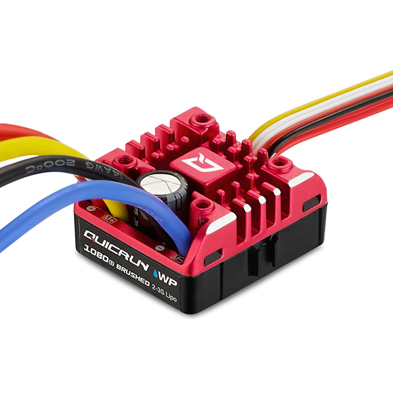 Hobbywing - Quicrun WP 1080 G2 Brushed ESC, 2-3S 30120202