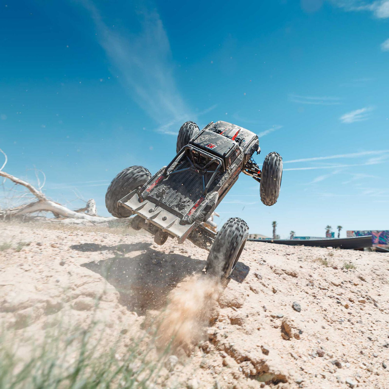 ARA5810V2T1 1/5 OUTCAST 4X4 8S BLX EXB Brushless Stunt Truck RTR, Black 