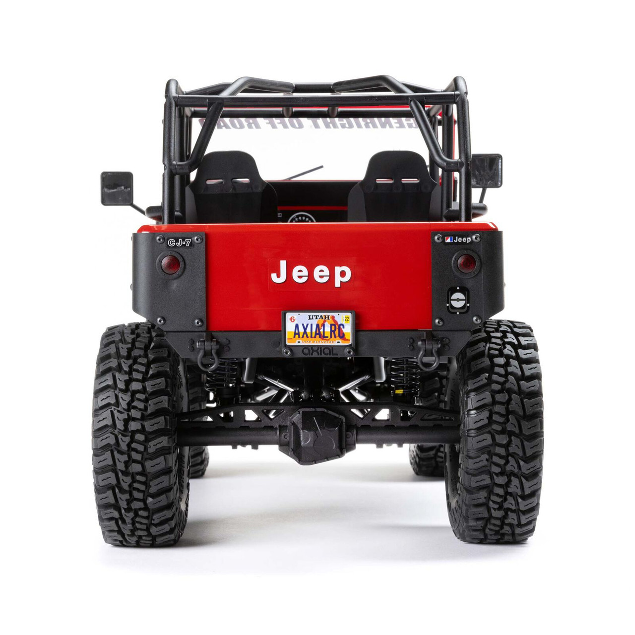 1/10 SCX10 III Jeep CJ-7 4WD Brushed RTR, Red AXI03008T1