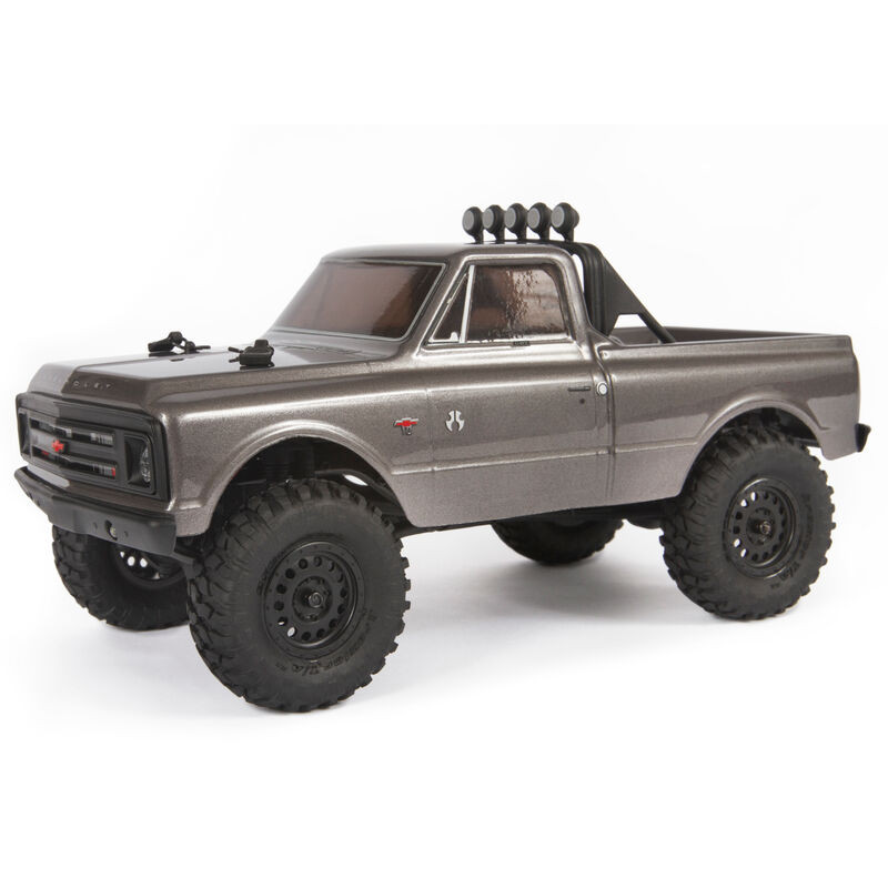 1/24 SCX24 1967 Chevrolet C10 4WD Truck Brushed RTR *GREY (ALT AXI00001T2)