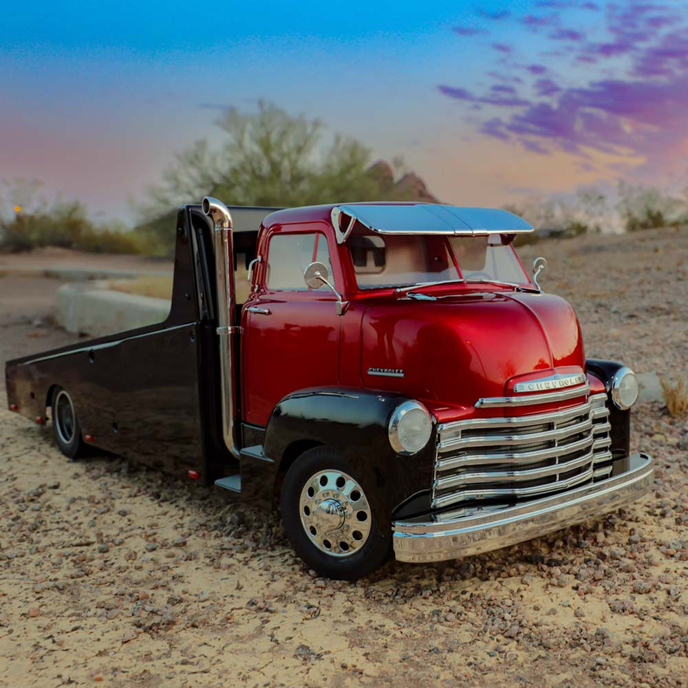 REDCAT CUSTOM HAULER - 1953 CHEVROLET COE CANDY RED