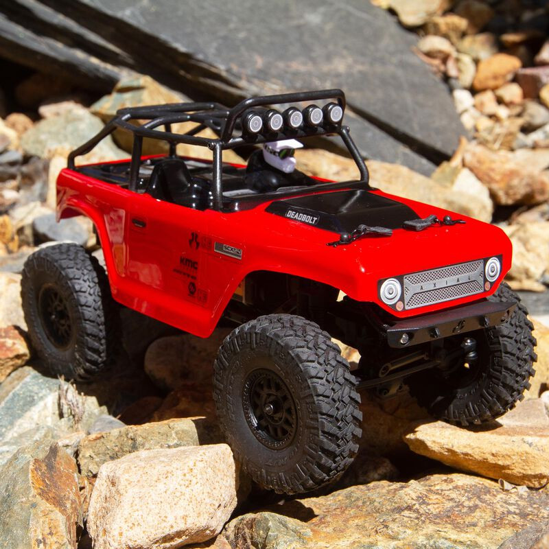 1/24 SCX24 Deadbolt 4WD Rock Crawler Brushed RTR *RED (ALT AXI90081T1)