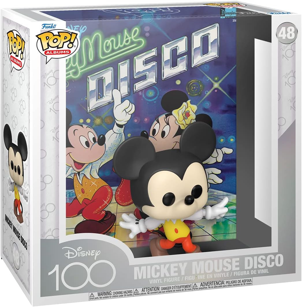 Pop!  Disney 100 Mickey Mouse Disco Pop! Album Figure #48 with Case 