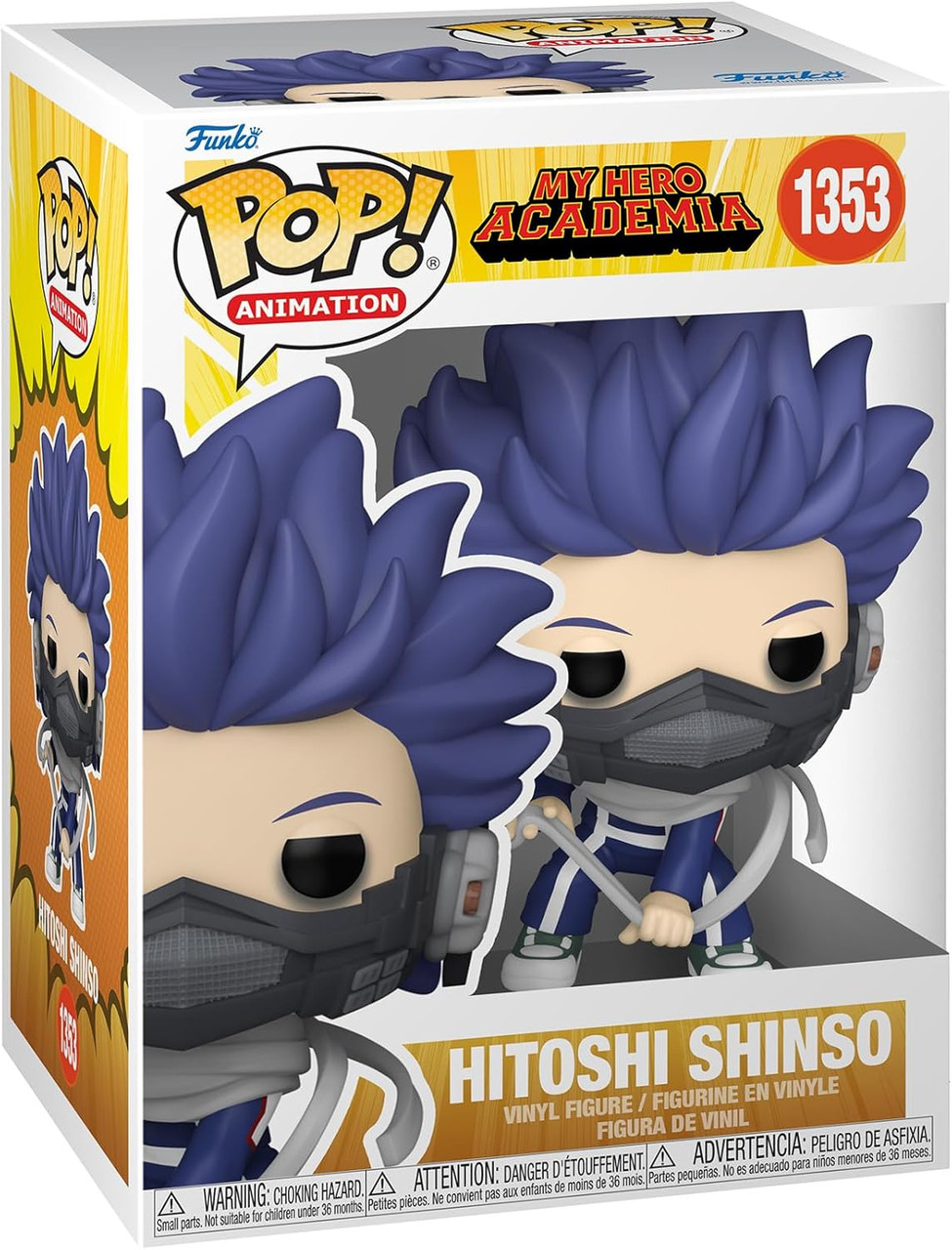 Pop!  My Hero Academia Hitoshi Shinso Funko Pop! Vinyl Figure #1353 