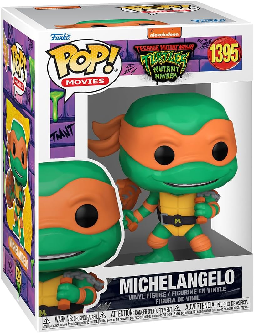 Pop!  Teenage Mutant Ninja Turtles: Mutant Mayhem Michelangelo Funko Pop! Vinyl Figure #1395 