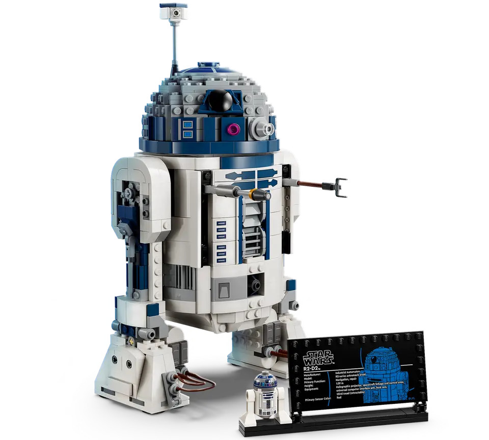 LEGO Star Wars R2-D2 Buildable Toy Droid for Display and Play 75379