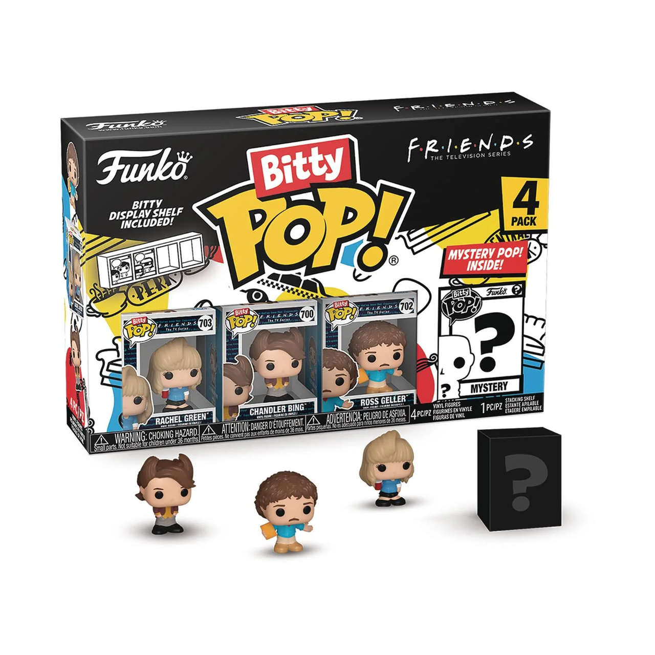 Pop! Bitty Friends 4-Pack Series 1 Rachel