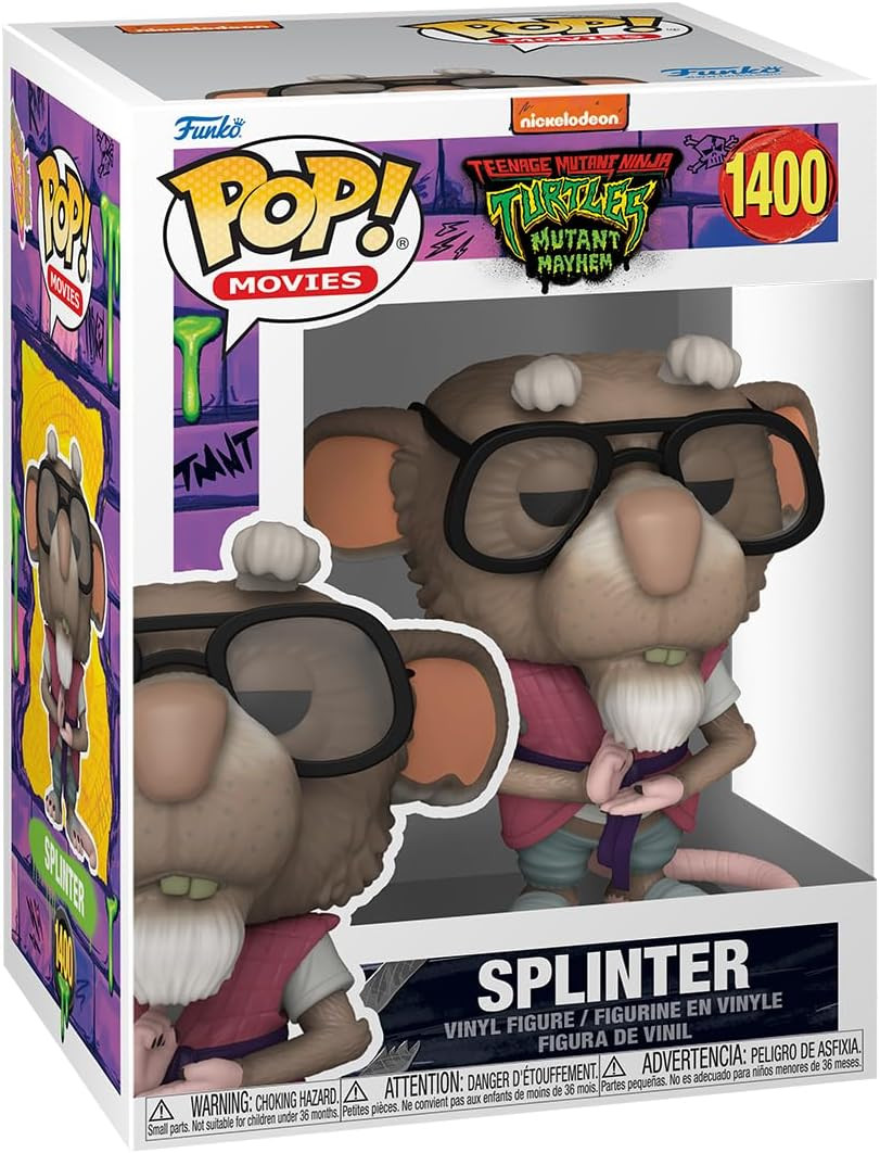 Pop!  Teenage Mutant Ninja Turtles: Mutant Mayhem Splinter Funko Pop! Vinyl Figure #1400 
