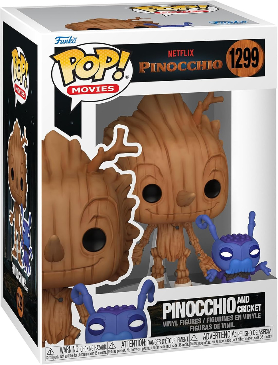 Pop! Funko Pop! & Buddy Movies: Netflix Pinocchio - Pinocchio and Cricket 