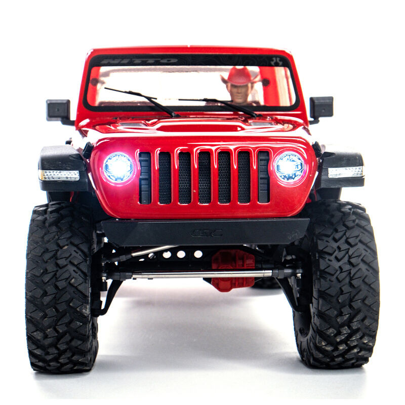 1/10 SCX10 III Jeep JT Gladiator Rock Crawler with Portals RTR *RED (ALT AXI03006bT2)