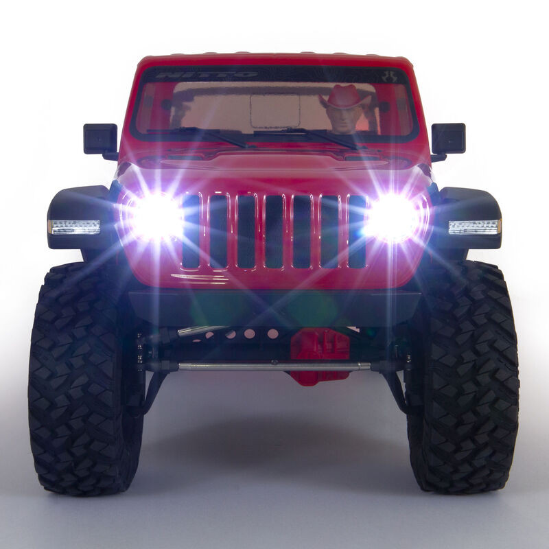 1/10 SCX10 III Jeep JT Gladiator Rock Crawler with Portals RTR *RED (ALT AXI03006bT2)