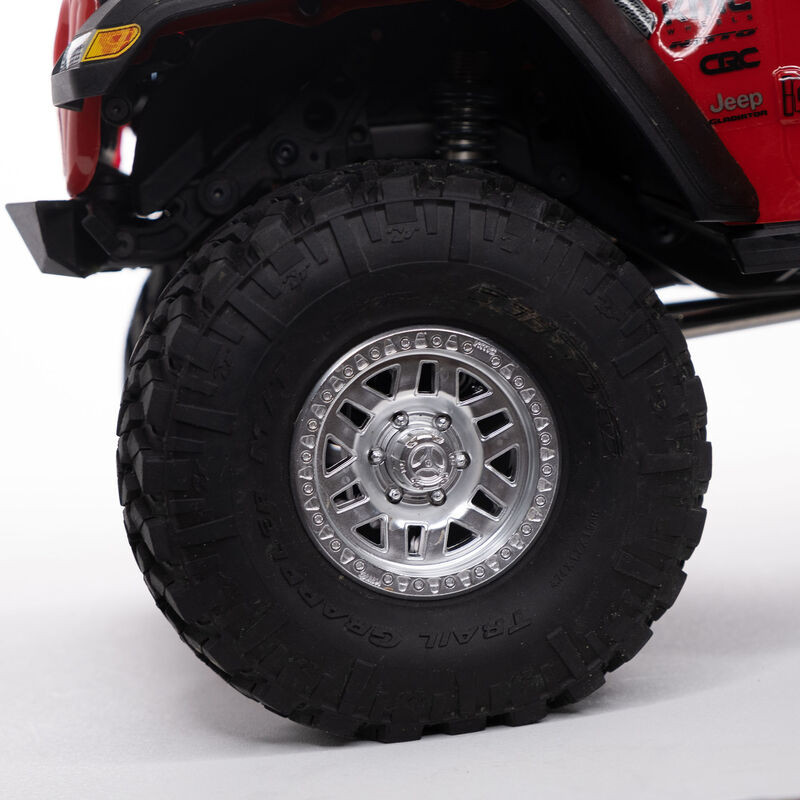 1/10 SCX10 III Jeep JT Gladiator Rock Crawler with Portals RTR *RED (ALT AXI03006bT2)