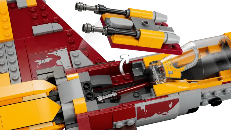LEGO Star Wars: Ahsoka New Republic E-Wing vs. Shin Hati's