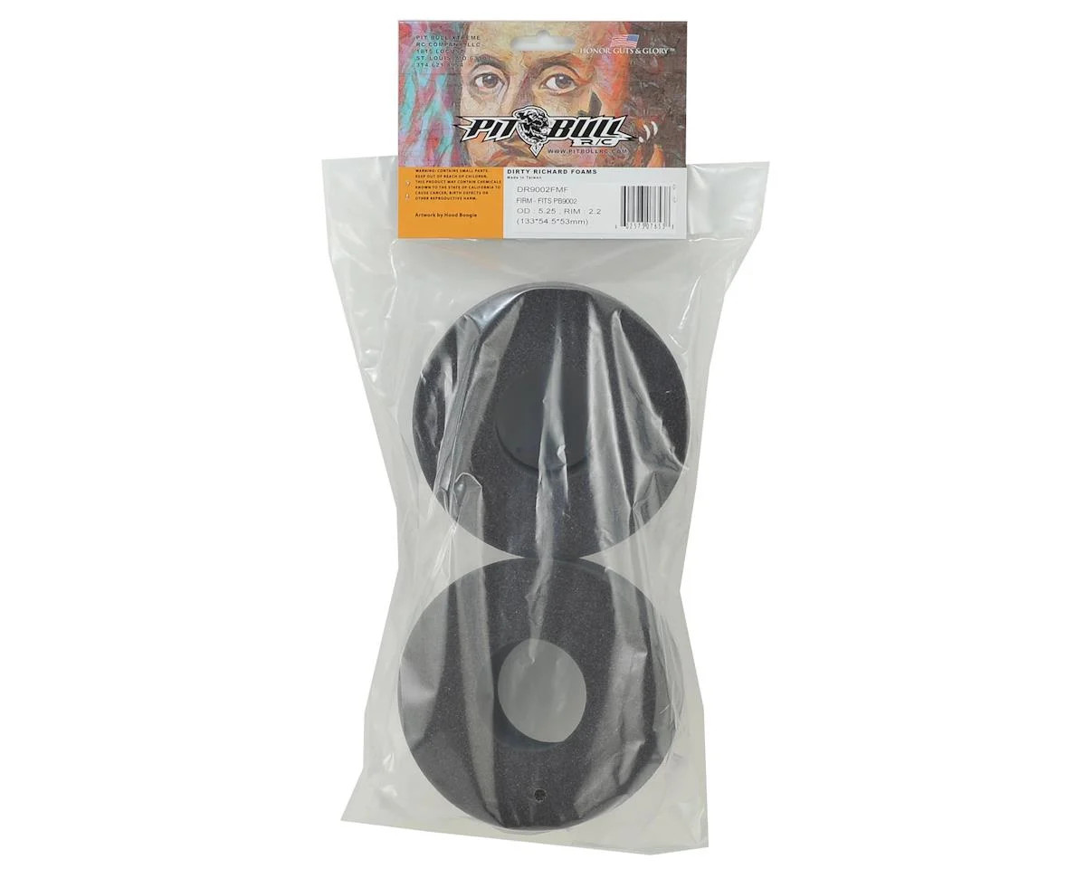 Pit Bull Tires - Dirty Richard 2.2" Single Stage Foam Inserts for Crawlers, Firm, 133x54.5x53mm (2)   PBTDR9002FMF