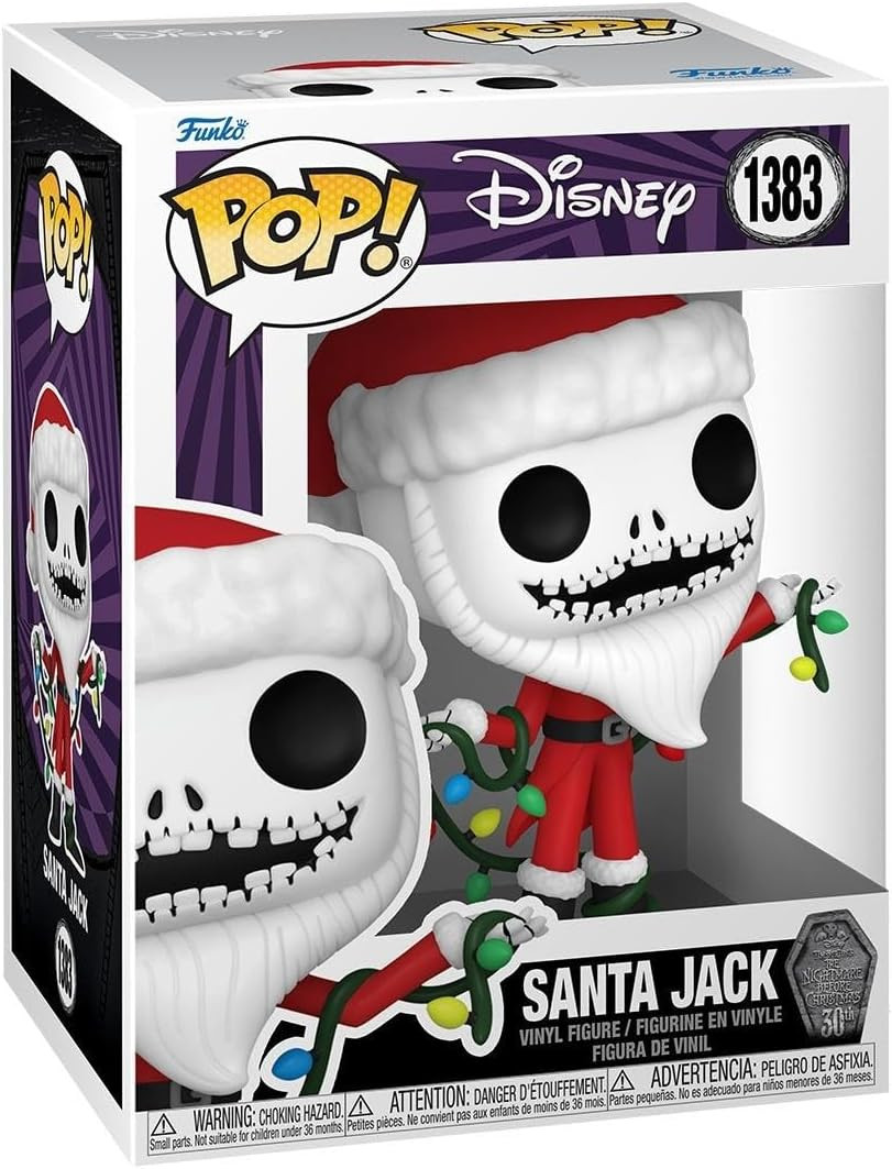 Pop! Funko Pop! Disney Santa Jack 30th Anniversary NBX Vinyl Figure #1383