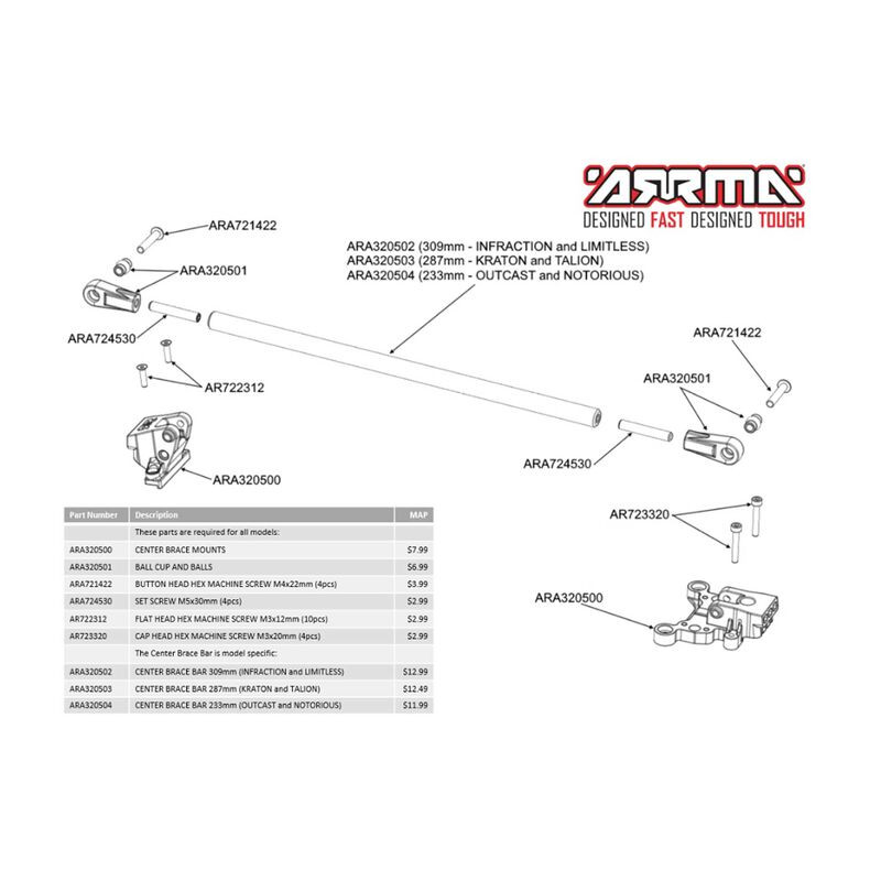 ARA320501 Ball Cup and Balls