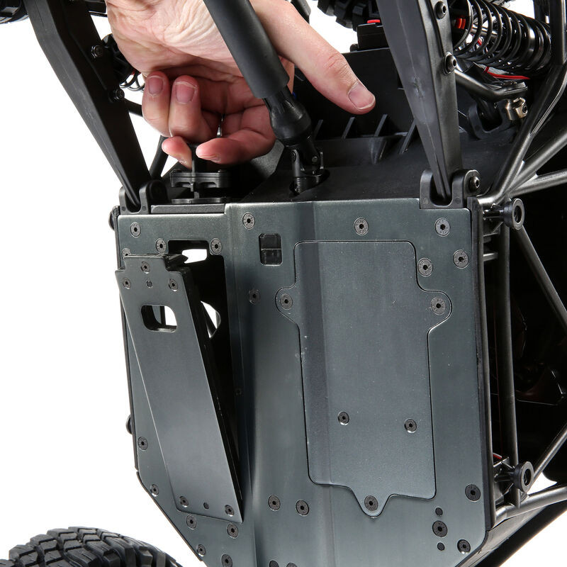 1/6 Super Rock Rey V2 4WD Brushless Rock Racer RTR, Gray  LOS05016V2T2