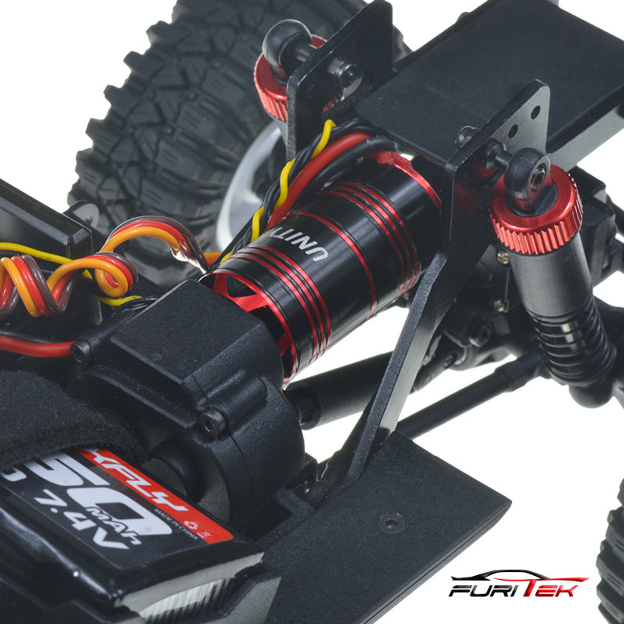 Furitek Ascent-18 UNITY PRO 2-in-1 Micro FOC Brushless System (3500kV) w/12T Pinion & 2.4GHz Receiver FTK-FUR-2574