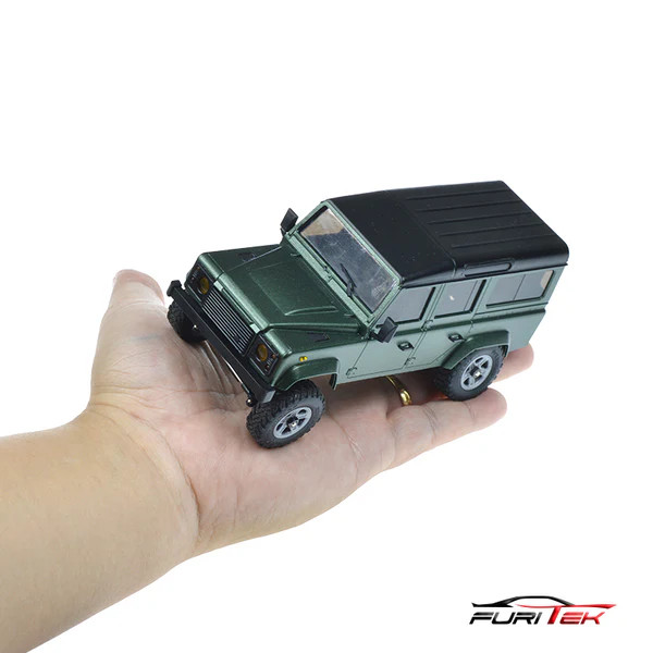 Furitek FX132 Trail Raider 1/32 Electric 4WD RTR Micro Trial Truck (Green) w/Brushless ESC, Motor & Battery