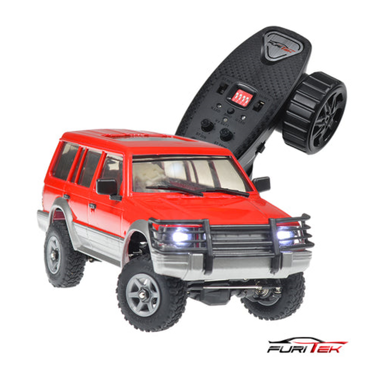 Furitek FX132 Nomad 1/32 Brushless 4WD RTR Micro Trial Truck (Red) w/Brushless ESC & Motor   FTK-FUR-2511