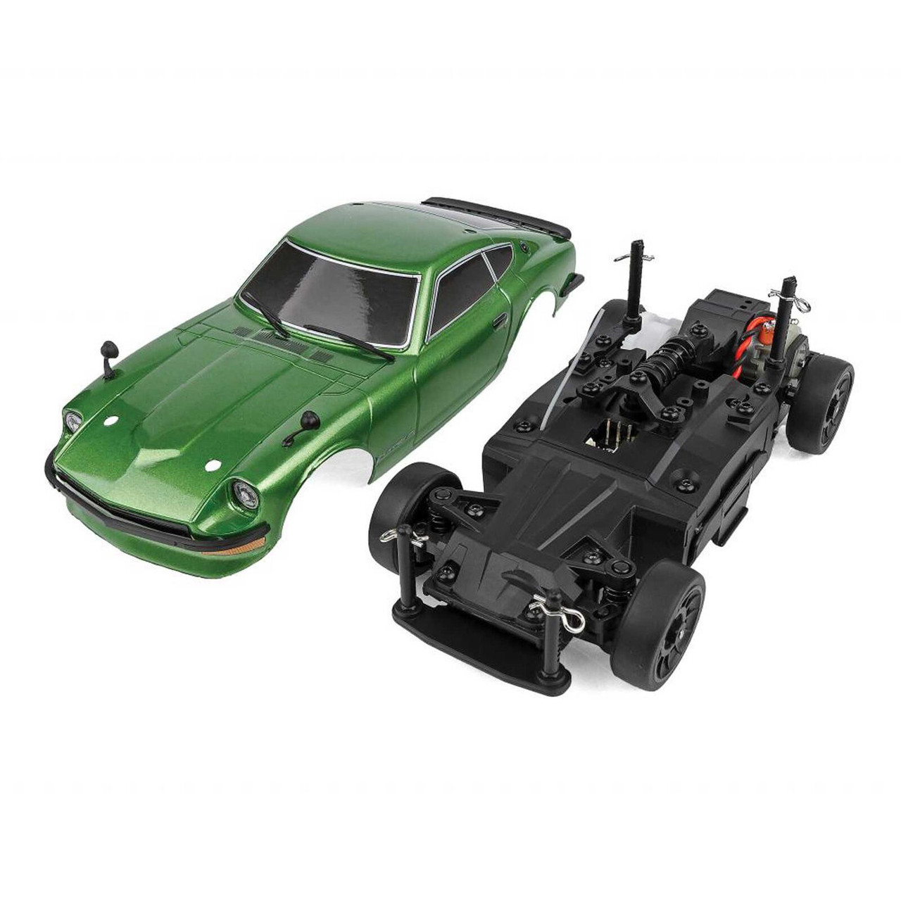 Team Associated SR27 Datsun 240Z 1/27 RTR Electric 2WD On-Road Touring Car (Green) w/2.4GHz Radio  ASC20188