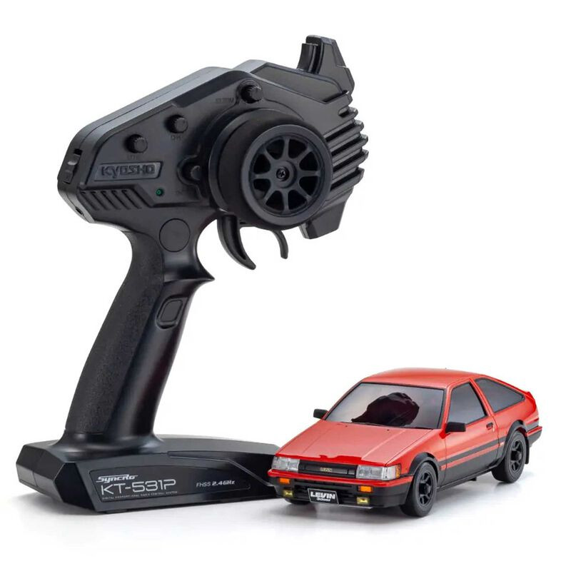  Kyosho MA-020 AWD Mini-Z ReadySet w/Toyota Corolla Levin AE86 Body (Red/Black)  KYO32641RBK