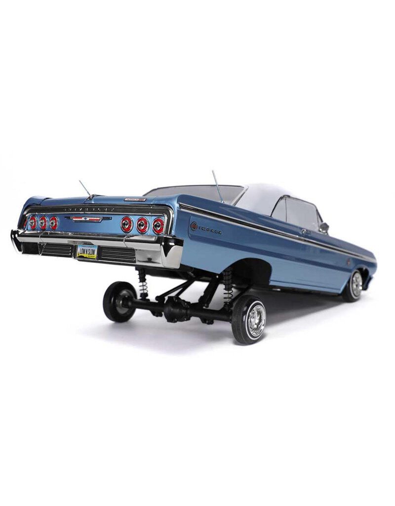 Redcat SixtyFour RC Car - 1:10 1964 Chevrolet Impala Hopping Lowrider Light Blue & White - Classic 64 Edition