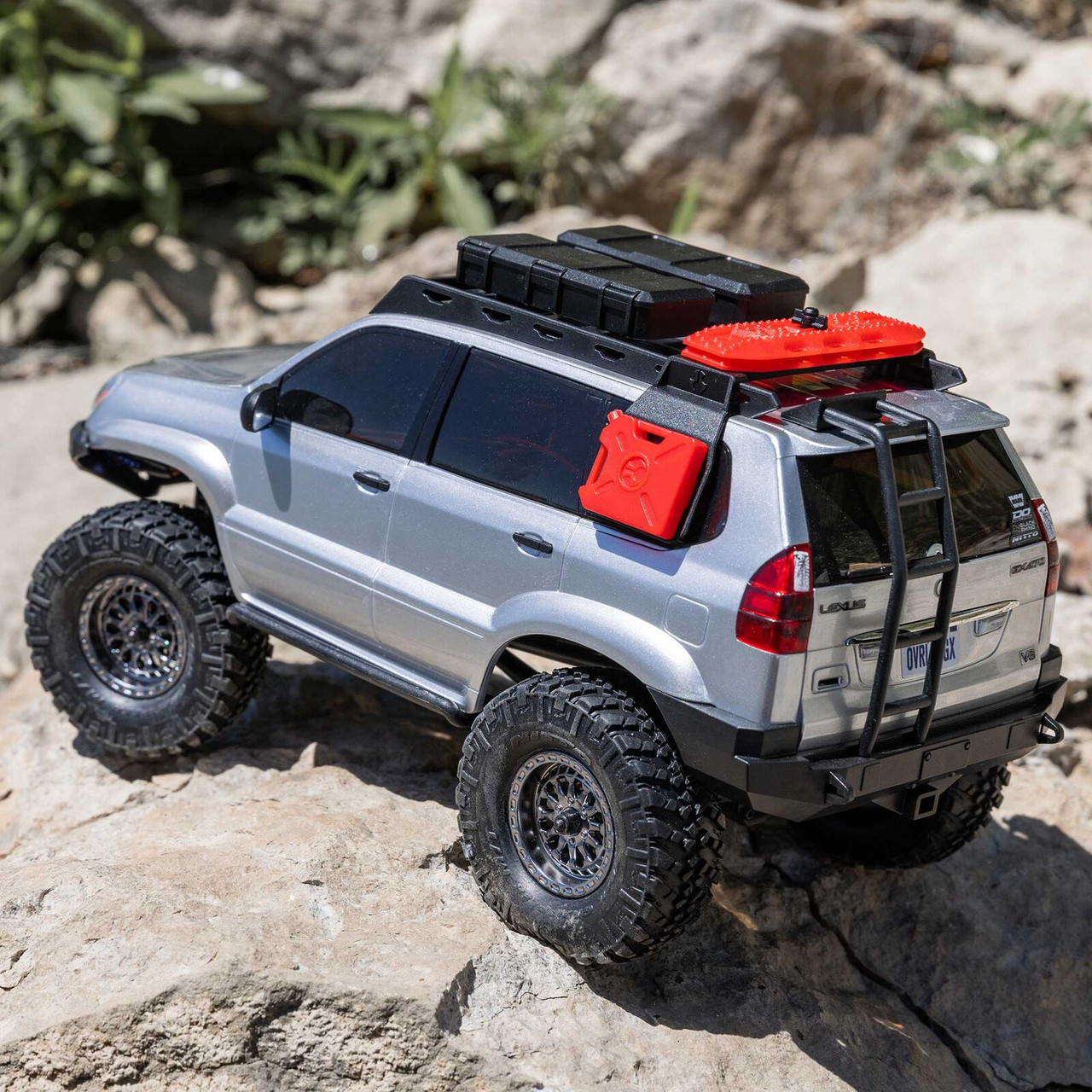 Axial 1/24 SCX24 Lexus GX 470 4X4 Rock Crawler RTR, Silver  AXI-1532T2