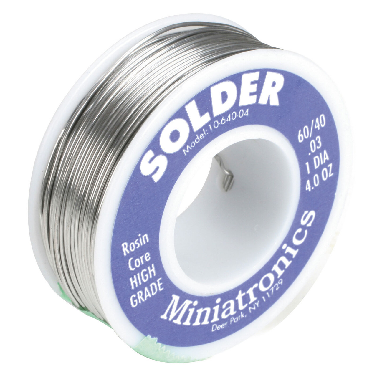 MNT1064004 Rosin Core Solder 60/40, 4oz 