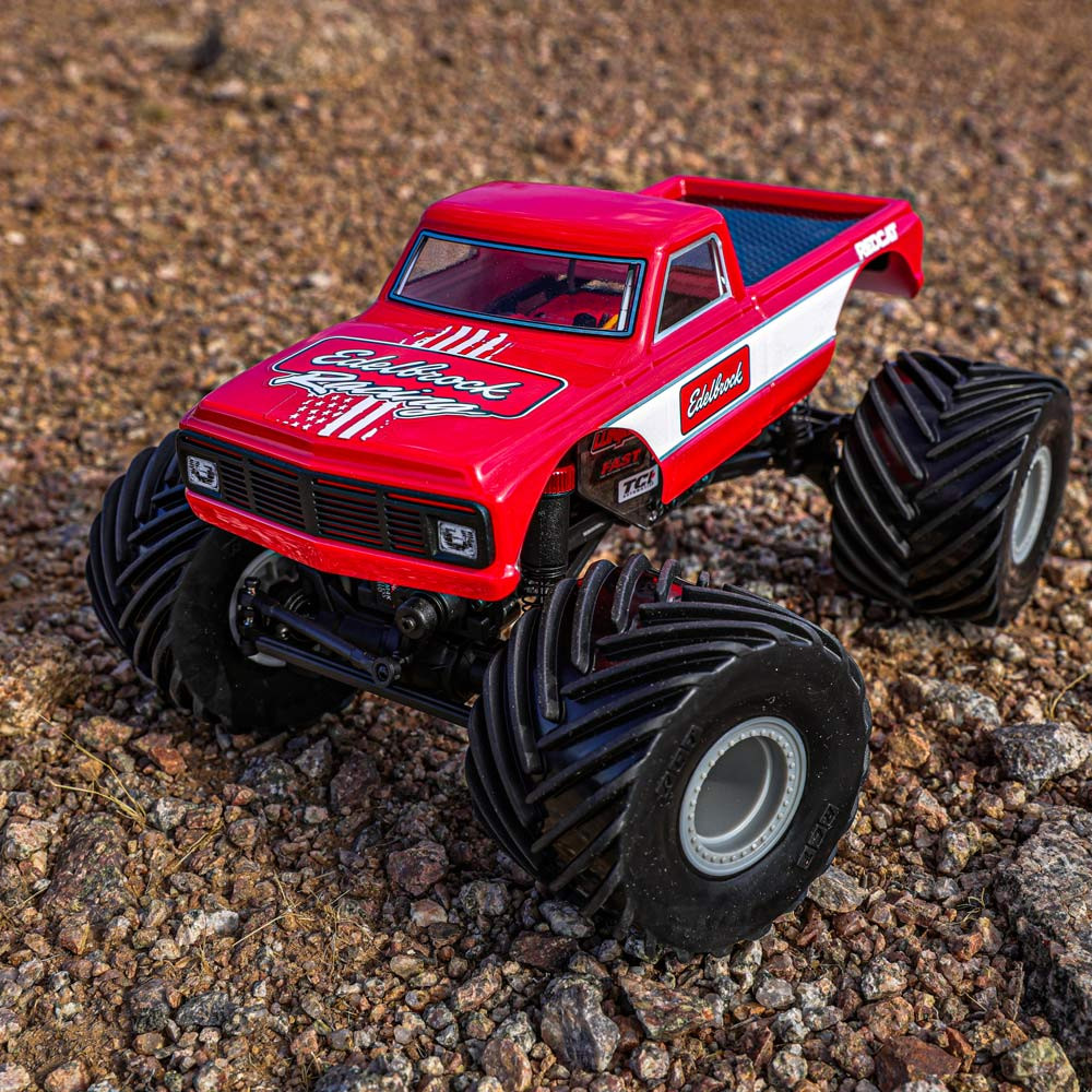 Redcat MT-18 - 1/18 Scale Brushed Electric Monster Truck Color: RED - Edelbrock