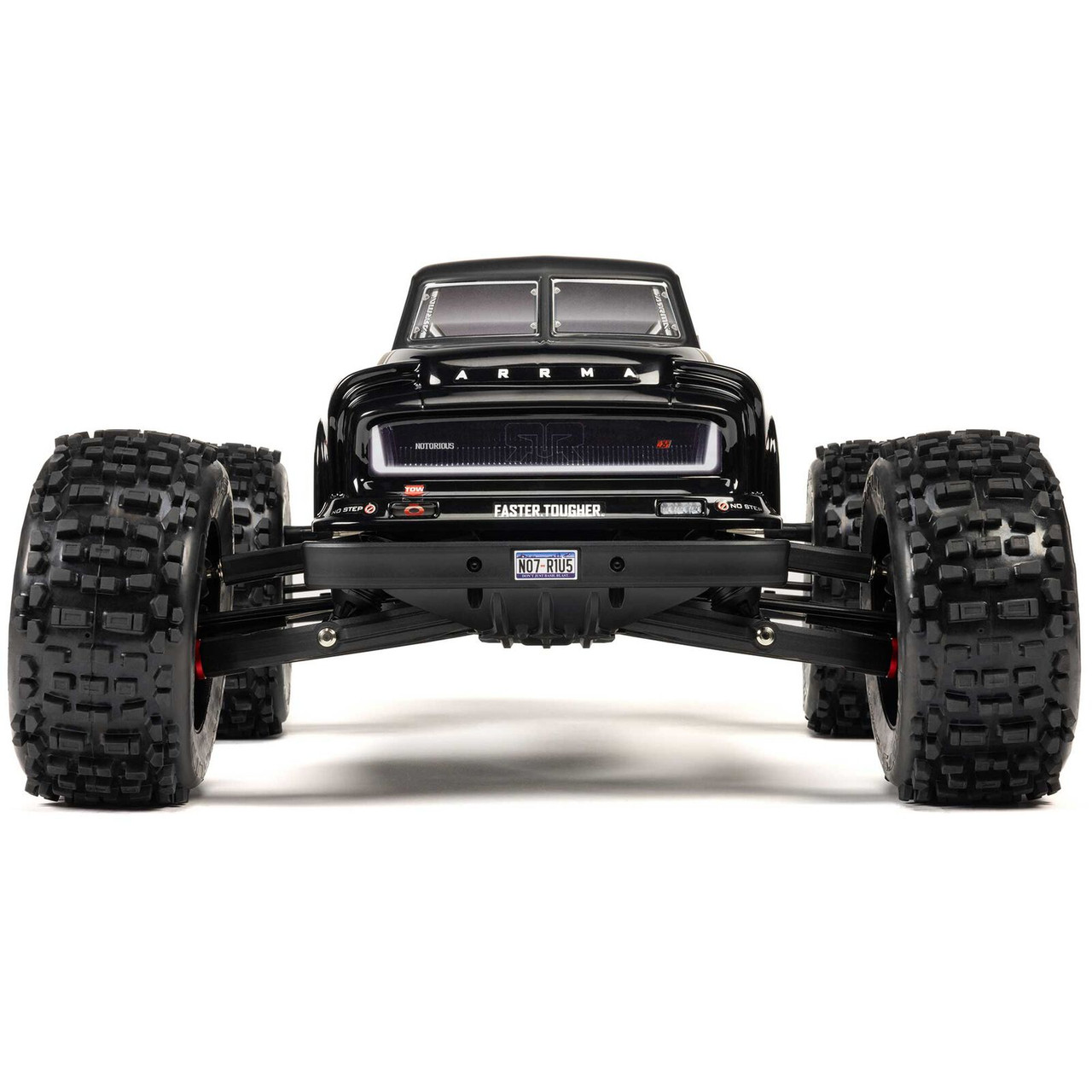 ARA8611V6T1 1/8 NOTORIOUS 6S V6 4X4 BLX Brushless Stunt Truck RTR, Black