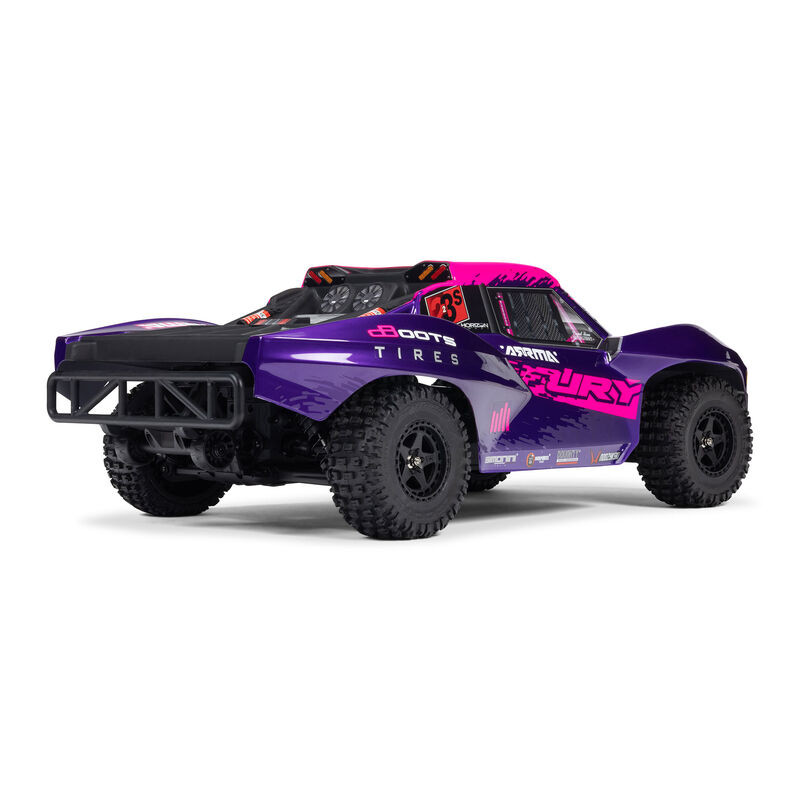 ARA3521T3 1/10 FURY 223S BLX Brushless 2WD Short Course Truck RTR with DSC, Purple