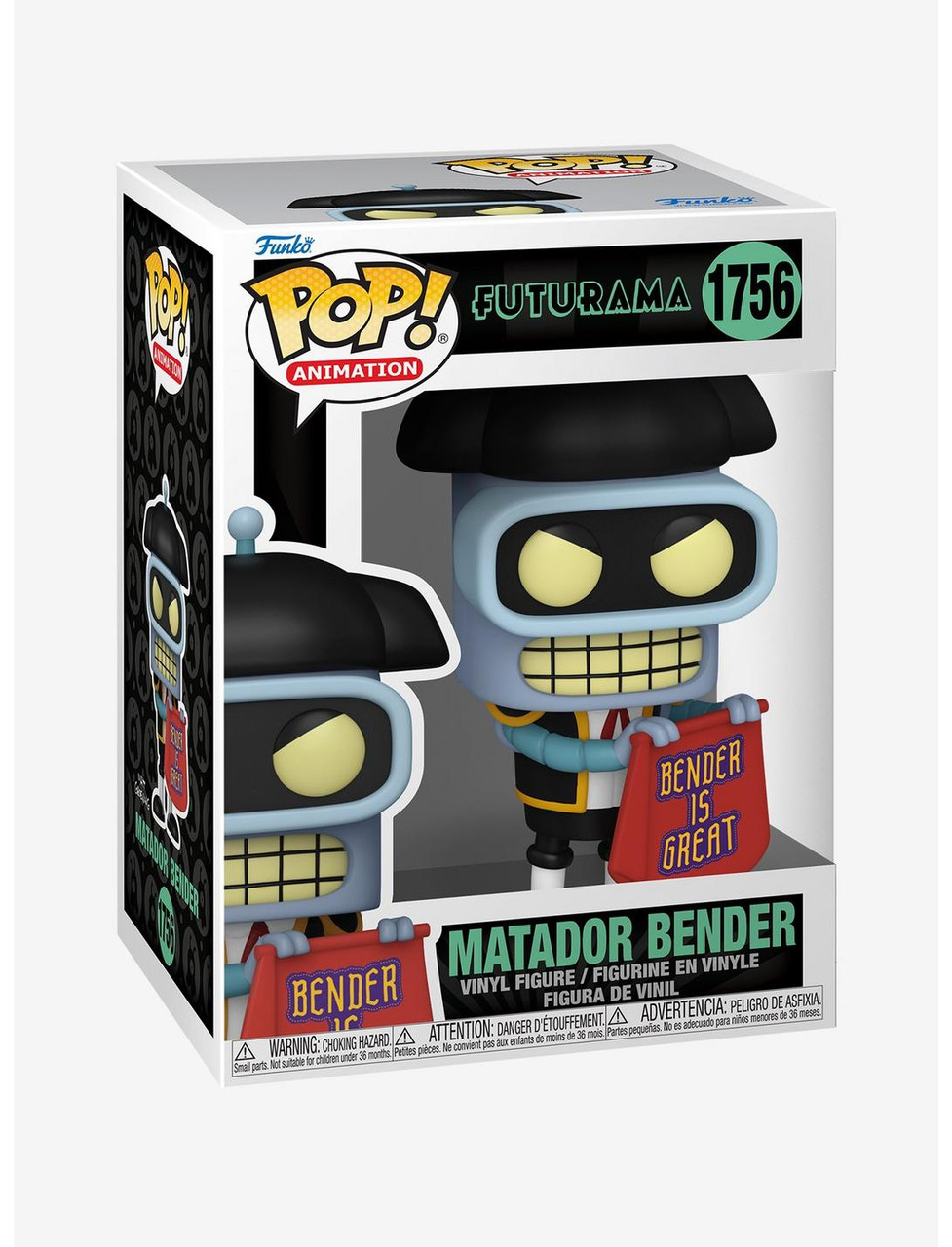 Pop! Funko - Futurama - Matador Bender #1756