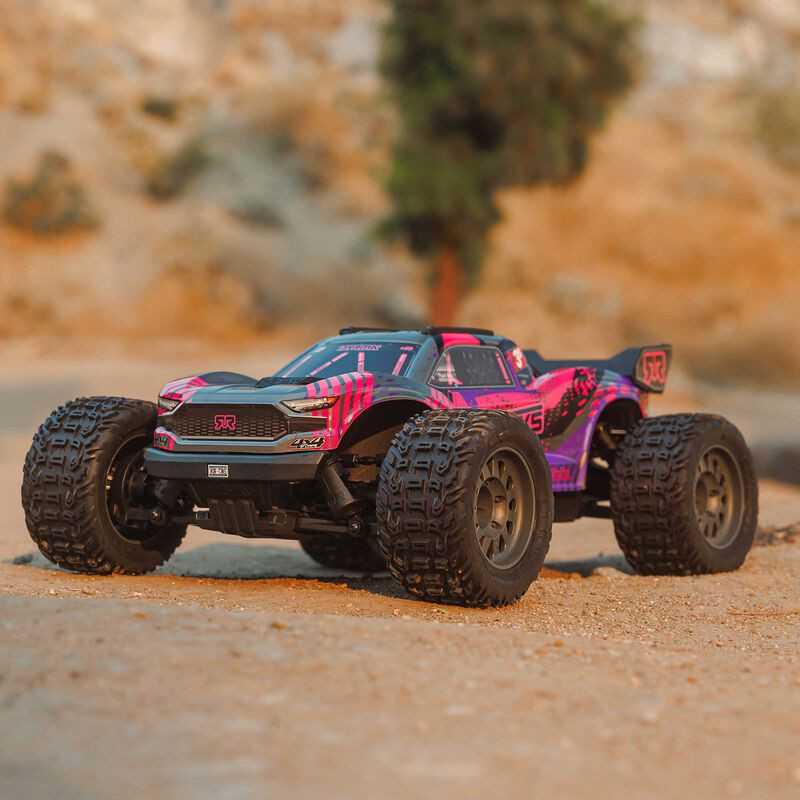 ARA4305V4T3 1/10 VORTEKS 223S DSC 4X4 RTR Brushless Stadium Truck, Purple