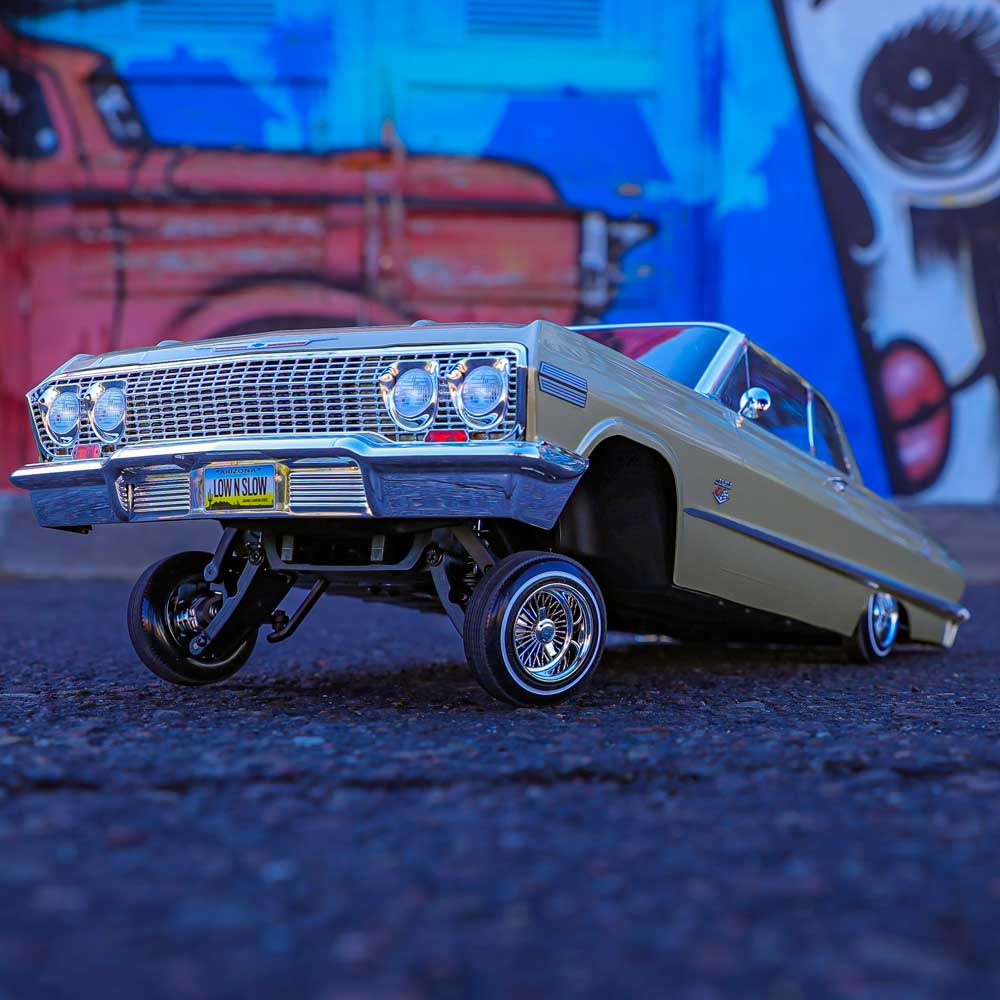 Redcat Racing Redcat SixtyThree RC Car - 1:10 1963 Chevrolet Impala Hopping Lowrider  CHAMPAGNE rer33482