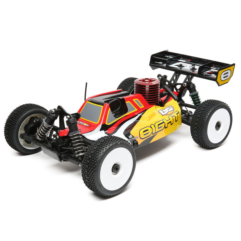 1/8 8IGHT 4WD Buggy Nitro RTR,   v2  los04010v2Red/Yellow (ALT LOS04010)