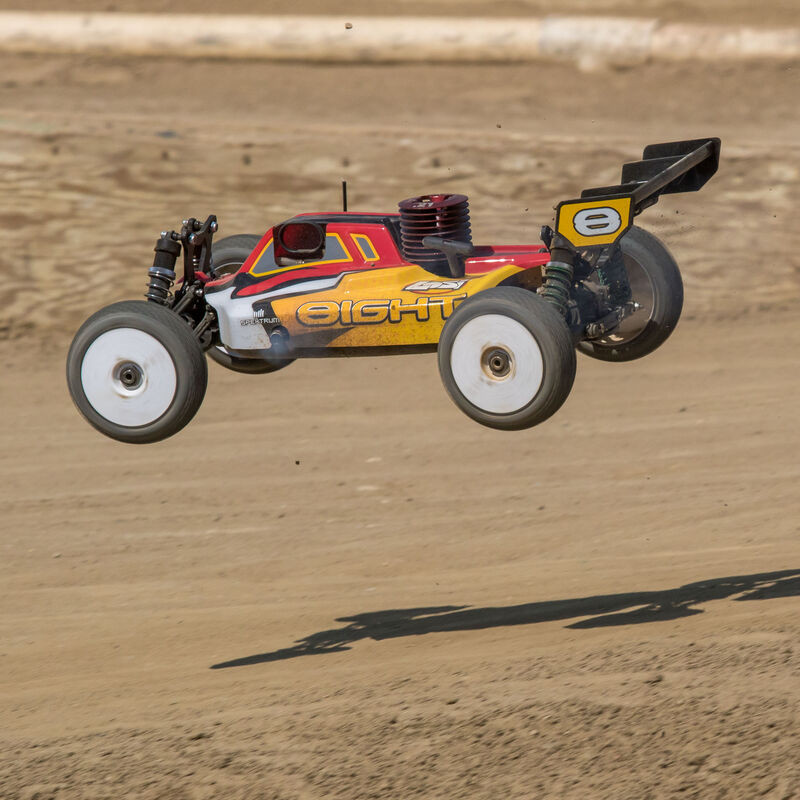 1/8 8IGHT 4WD Buggy Nitro RTR,   v2  los04010v2Red/Yellow (ALT LOS04010)