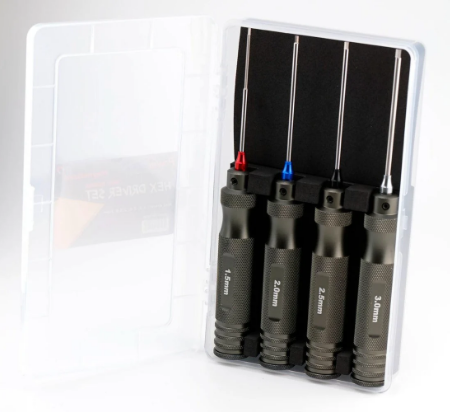 Powerhobby Pro Series Magnetized Hex Tool Set Metric 1.5, 2.0, 2.5, 3.0mm  PHT008