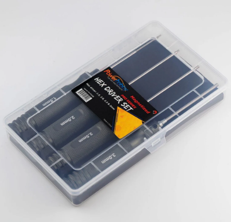Powerhobby Pro Series Magnetized Hex Tool Set Metric 1.5, 2.0, 2.5, 3.0mm  PHT008