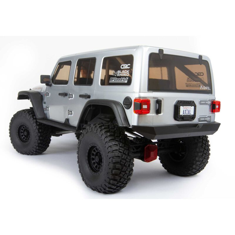 1/6 SCX6 Jeep JLU Wrangler 4X4 RTR Brushed Rock CrawlerSilver AXI05000T2