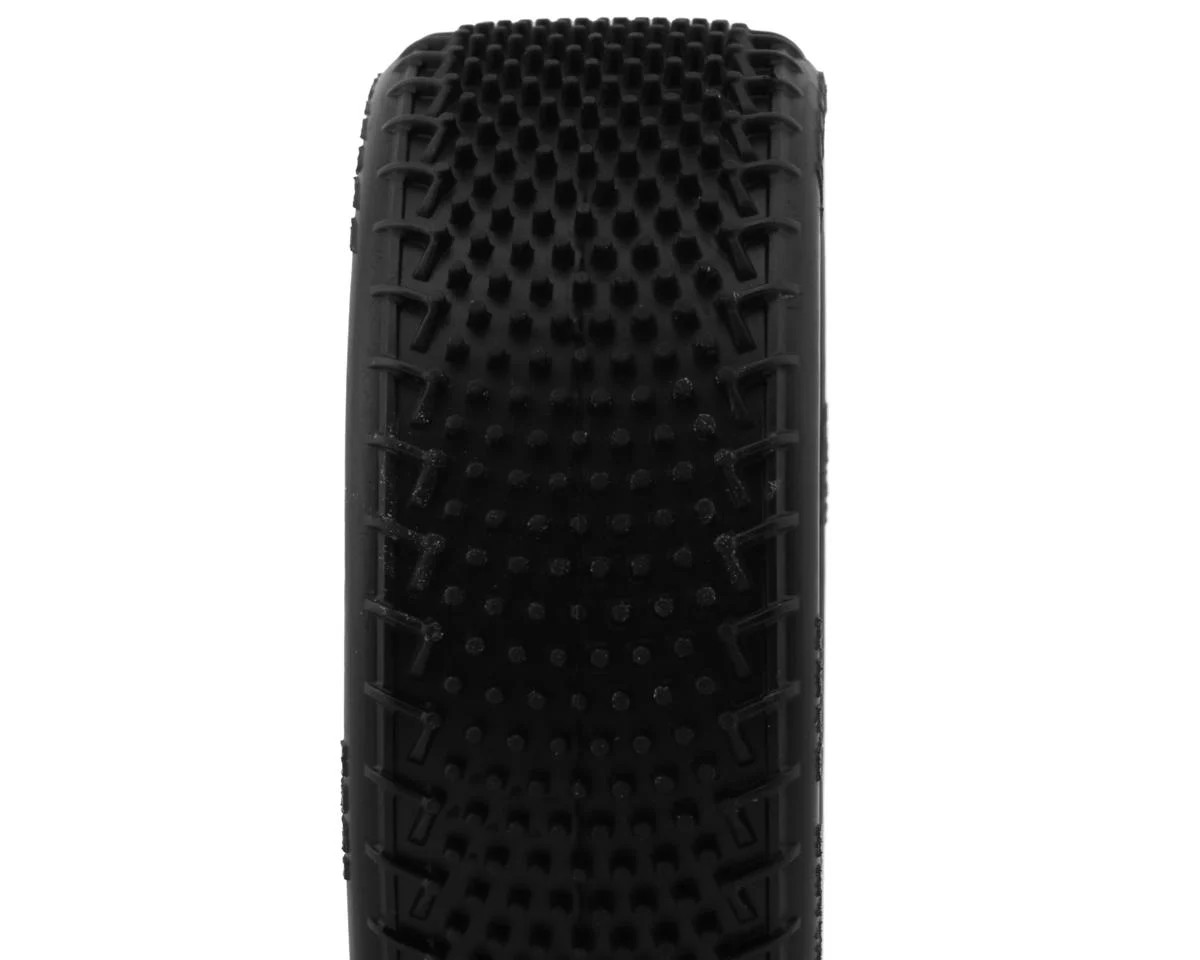 JConcepts Fuzz Bite LP Wide 2.2" Pre-Mounted 2WD Front Buggy Carpet Tires (Pink) (Yellow) (2) w/12mm Hex JCO4061-201011