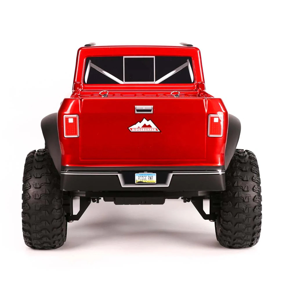Redcat Racing RIDGERUNNER 1/10 Scale Brushed Electric Rock Crawler - Includes: 2.4Ghz Radio, Battery, Charger, Ready to Run Red