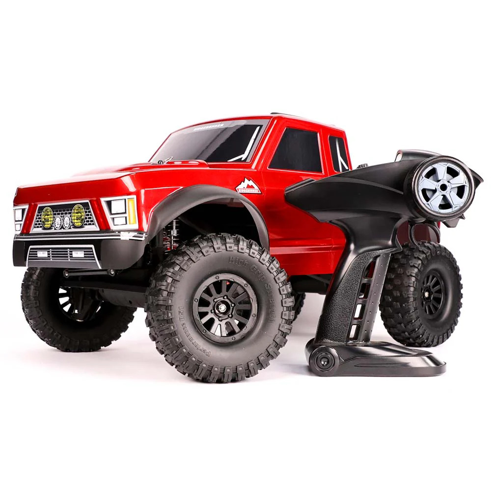 Redcat Racing RIDGERUNNER 1/10 Scale Brushed Electric Rock Crawler - Includes: 2.4Ghz Radio, Battery, Charger, Ready to Run Red