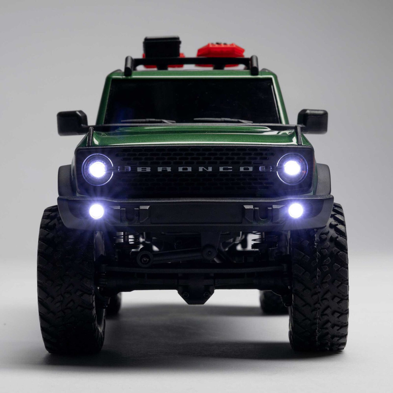 AXI00006V2T5 1/24 SCX24 Ford Bronco 4X4 RTR Brushed Rock Crawler (Battery & Charger Included), Green