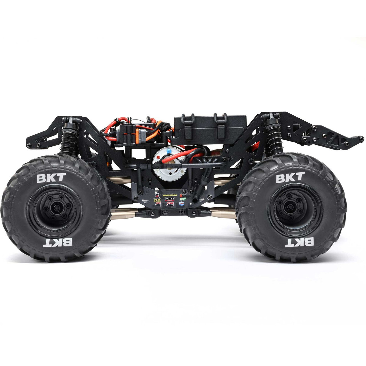 1/18 Mini LMT Megalodon 2S 4X4 RTR Brushed Monster Truck (Battery & Charger Included), Blue  LOS01026T3