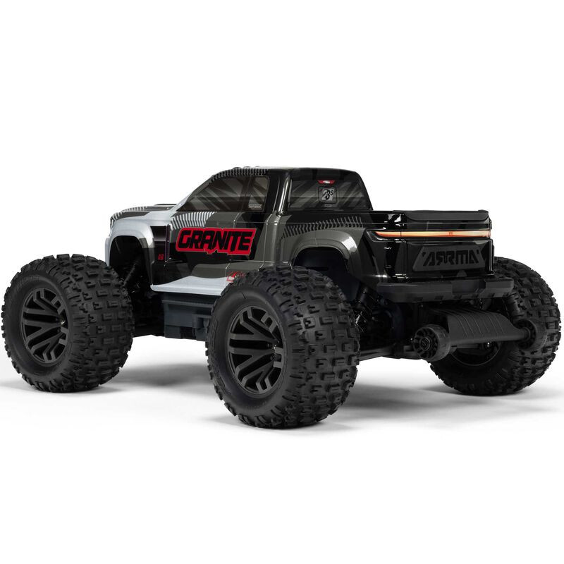 1/10 GRANITE 223S DSC 4X4 RTR Brushless Monster Truck, Gun Metal ARA4302V4T3
