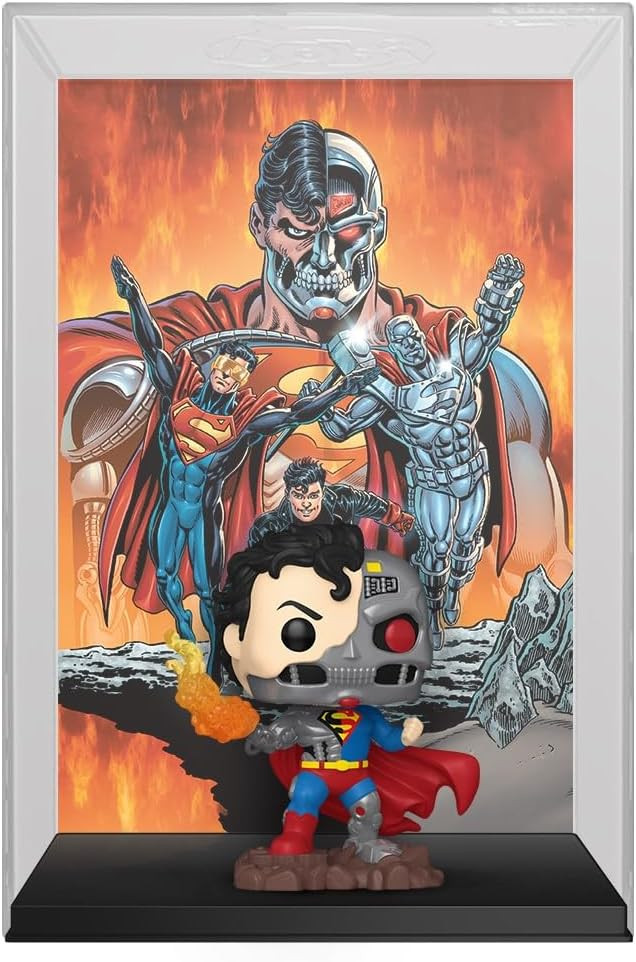 Pop! Funko Comic Cover: DC Cyborg Superman Figure