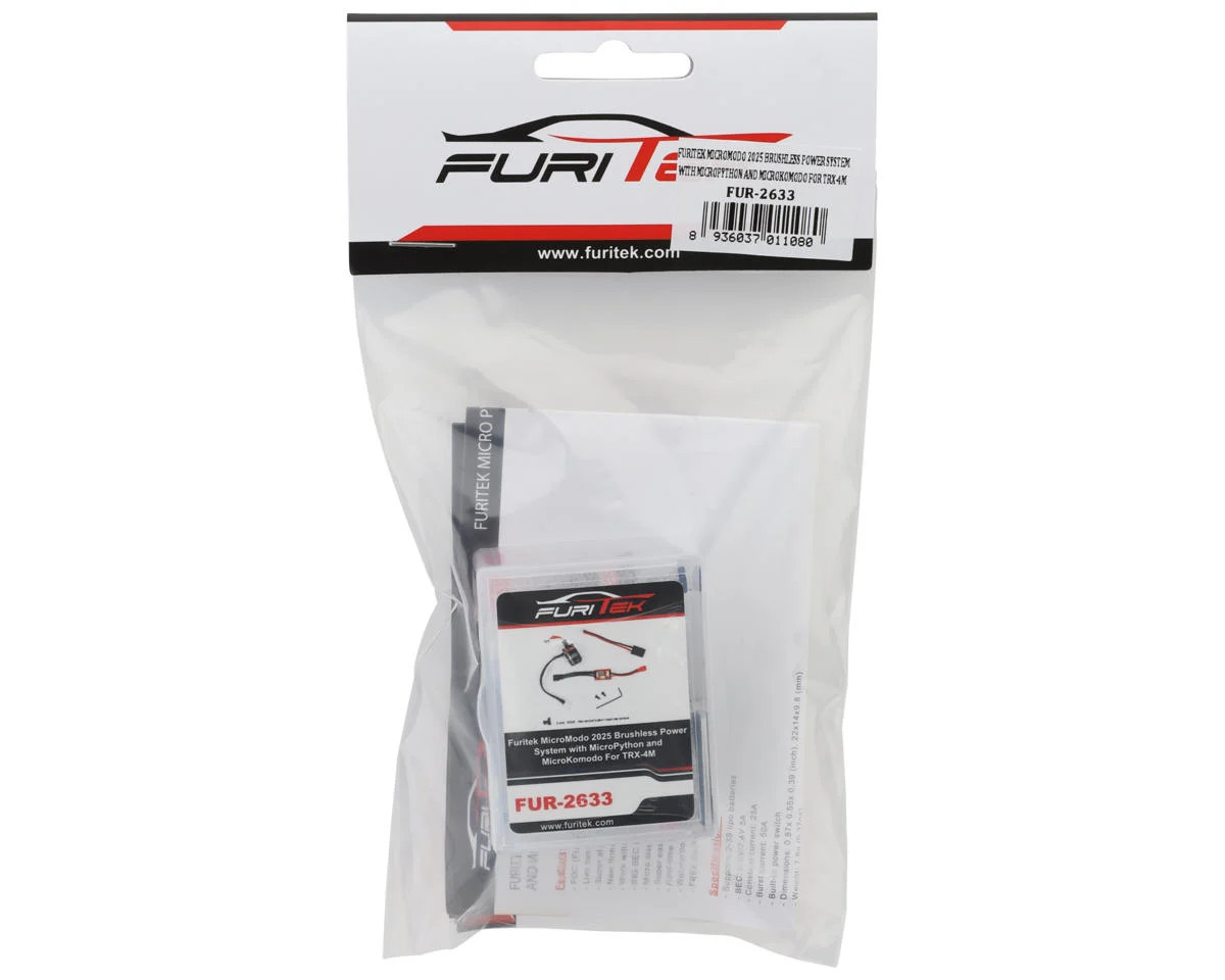 Furitek MicroModo 2025 Brushless Power System Combo for Traxxas® TRX-4M™  FTK-FUR-2633