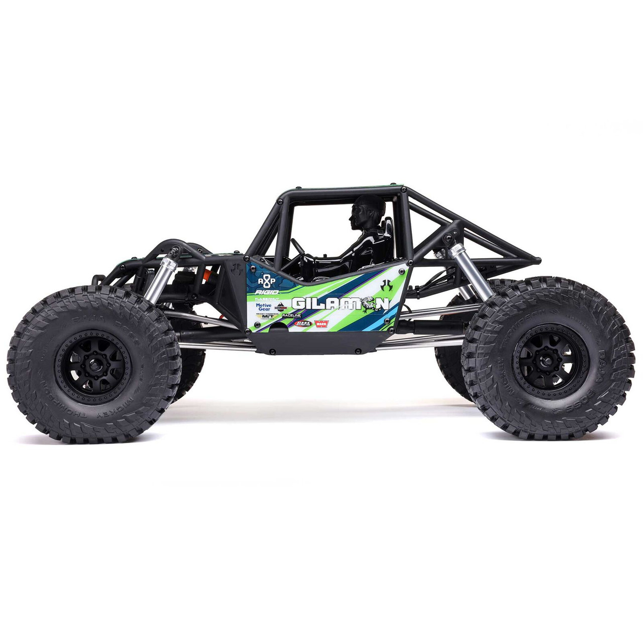 Axial 1/8 AXP8 Gilamon 2.2 4X4 RTR Brushed Trail Buggy, Green AXI-1207T1 