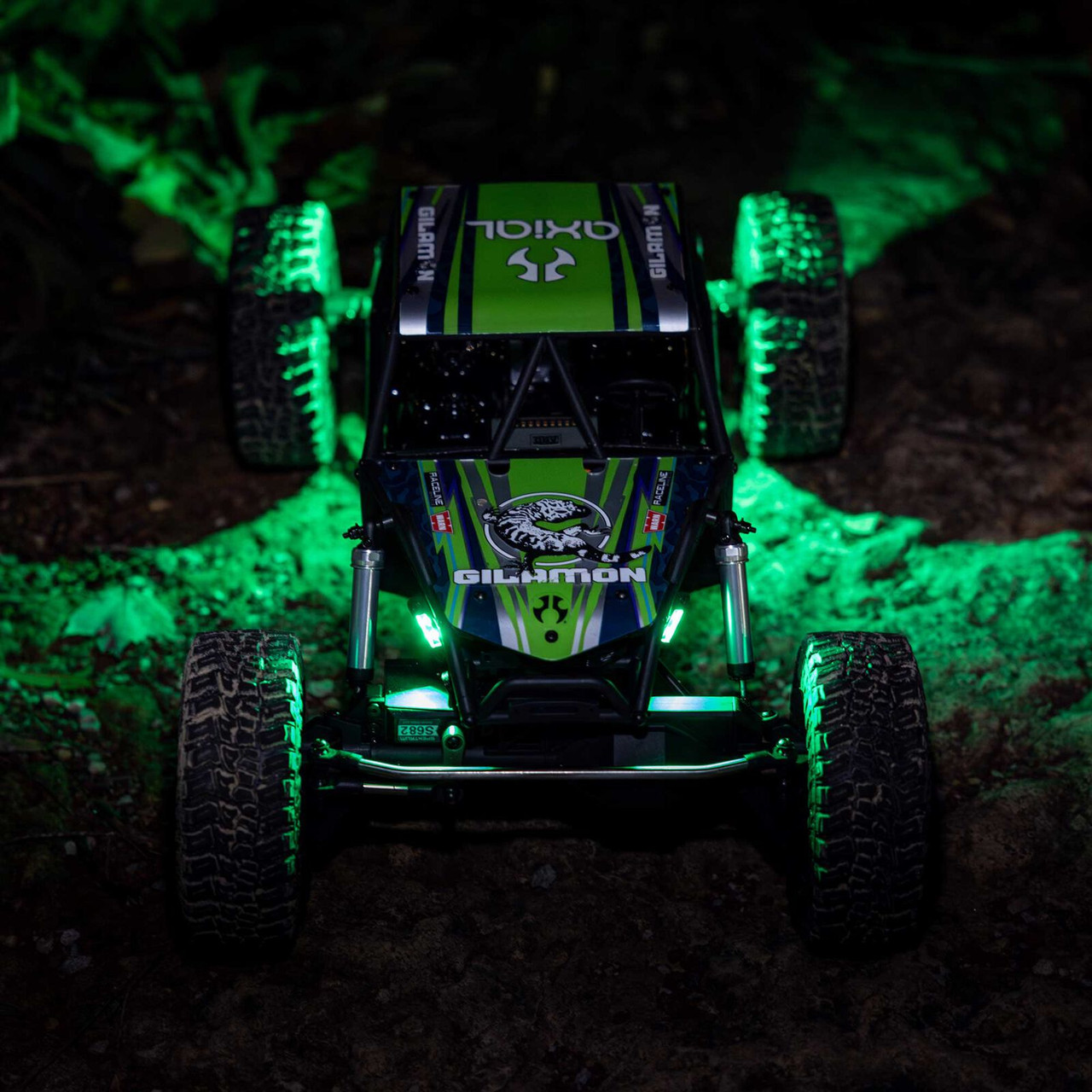 Axial 1/8 AXP8 Gilamon 2.2 4X4 RTR Brushed Trail Buggy, Green AXI-1207T1 